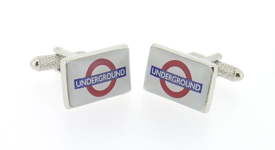 Boutons de manchette métro londonien - underground