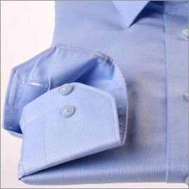 Chemise bleu clair tissu oxford